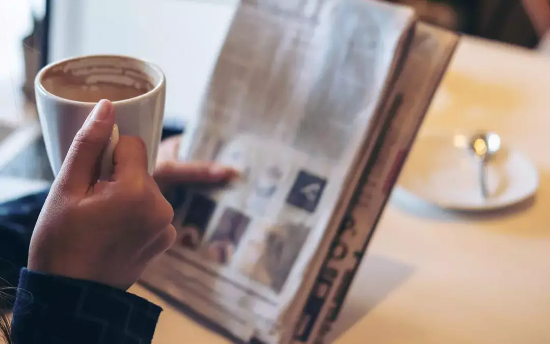Coffee, A Newspaper And A Coronavirus Cry